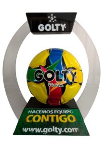 EXHIBIDOR PEDESTAL BALÓN GOLTY